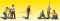 Woodland Scenics 2175 - N Scenic Accents(R) Figures -- Surveyors pkg(6)