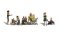 Woodland Scenics 2195 - N Scenic Accent Figures - Dog Wash