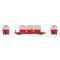 Rapido 224003-4 - Halliburton Pneumatic Rail Car (Cement Car): 1980s Scheme: Single #98
