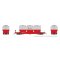 Rapido 224004-4 - Halliburton Pneumatic Rail Car (Cement Car): 1990s Scheme: Single #117