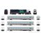 Rapido Trains 226501 - HO GO Transit Set (DC/DCC/Sound): Blue Set #1 (Loco: 600 Cab: C751 Coaches...
