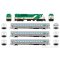 Rapido Trains 226503 - HO GO Transit Set (DC/DCC/Sound): Early Green Set #1 (Loco: 9802 Cab: 9850...