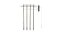Woodland Scenics 2265 - HO Utility System - Single-Crossbar Pre-Wired Poles