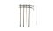 Woodland Scenics 2266 - HO Utility System - Double-Crossbar Pre-Wired Poles