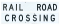 Microscale Decals 10200 - 24" Embossed, Die-Cut Metal Sign -- Railroad Crossing (Crossbuck)