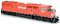 Bowser 25004 - HO GMD SD40-2f - DCC Ready - CP (Round Porthole Sill Dashes) #9023