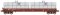 Intermountain 32570-03 - HO Evans 100 Ton Coil Car - MKT - Union Pacific Gray Hoods #14034
