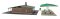 Walthers Cornerstone 3542 - HO Modernized Gas Station - Kit