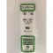 Evergreen 359 - Opaque White Styrene Strips .060" Thick, 24" Long -- .250" Wide pkg(12)