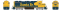 Rapido 38503 - HO Scale GP38 - DCC & Sound - Santa Fe (Yellow Warbonnet w/o Class Lights) #2329