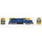 Rapido 38571 - HO EMD GP38 (DC/DCC/Sound): New England Central - Blue & Gold: #9549