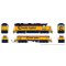 Rapido 39520 - HO EMD GP39 Mother+Slug (DC/DCC/Sound): Chessie - C&O Sublettering: #3905 + #147T