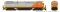 Rapido 24525 - HO Dash 8-40CM - DCC & Sound - Quebec, North Shore & Labrador #403 (gray, orange)