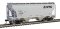 Walthers Mainline 7563 - HO 39ft Trinity 3281 2-Bay Covered Hopper - VTG North America/VTGX #3501...