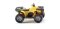 Wiking 2304 - HO Scale 4-Wheel All-Terrain Vehicle - Assembled -- Yellow, Black