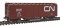Walthers Trainline 1481 - HO Scale 40' Plug-Door Track Cleaning Boxcar - Ready to Run -- Canadian...