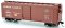 Bowser HO 40' Steel Side Boxcar LV Flour Loading Blt 10-50 #62885