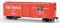 Bowser 42839 - HO RTR 40Ft Single-Door Steel Boxcar - Chicago, Burlington & Quincy (FW&D) #8144