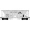 Bowser 43244 - HO ACF 70-Ton 2-Bay Hopper, Ann Arbor #3818