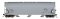 Intermountain 47033-17 - HO RTR ACF 4650 3-Bay Hopper - Western Pacific #11786