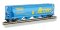 Bachmann 19138 - HO Scale Canadian Cylindrical 4-Bay Grain Hopper - Ready to Run - Silver Series(...