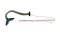 Woodland Scenics 5658 N Scale - Wall-Mount Light  2pcs - Just Plug Lighting System - Gooseneck