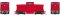Rapido 48034 - HO GE 44 Tonner Phase III Body - DC/DCC Ready - Generic Industrial: Red