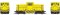 Rapido 48533 - HO GE 44 Tonner Phase Ic Body - DC/DCC/Sound - Generic Industrial: Yellow