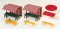 Preiser 17500 - HO Outside Market Stalls (2) w/Accessories (Kit)