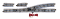 Kato Unitack 20-220 - N Scale #4 Electric (Remote) Turnout - Unitrack -- Left Hand