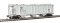 Walthers Mainline 7008 HO RTR - 50ft Pullman Standard PS-2 2893 3 Bay Covered Hopper- Santa Fe #3...