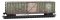 Micro Trains 02544591 - N Scale 50' Rib-Side Single-Door Boxcar No Roofwalk - Ready to Run -- Fer...