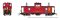 Rapido 510030 - N Scale Wide-Vision Caboose - Delaware & Hudson #35717