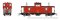Rapido 510038 - N Scale Wide-Vision Caboose - Rock Island #17017