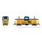 Rapido 510059 - N Wide Vision Caboose: Ontario Northland - Chevron: #122