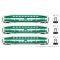 Rapido 546015 - N SCALE Bilevel Commuter Car: GO Transit: Set #3 (Coaches: 2310 2325 2341)