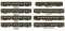 Rapido 550013 - N Scale -The Ocean- Passenger Cars - CNR: 1954 Scheme (8-Car Set)