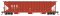 Walthers Mainline 49017 - HO 57' Trinity 4750 3-Bay Covered Hopper - Ready to Run -- Kansas City ...