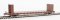 Walthers Mainline HO 5802 60ft Pullman-Standard Bulkhead Flatcar - Ready to Run -- Canadian Natio...