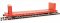 Walthers Mainline 5837 - HO RTR 60Ft Pullman-Standard Bulkhead Flatcar (48Ft IL) - Canadian Pacif...