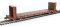 Walthers Mainline 5866 - HO RTR 60Ft Pullman-Standard Bulkhead Flatcar (48Ft IL) - Canadian Natio...