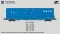 Aurora Miniatures 602042 - N Scale Greenbrier 7550cf 60' Plate F Boxcar - BKTY 157691 (GATX Blue)