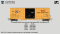 Aurora Miniatures 603008 - N Scale Gunderson 6276cf 50' Plate F Boxcar - FBOX 506104 (TTX Tuscan ...