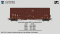Aurora Miniatures 603019 - N Scale Gunderson 6276cf 50' Plate F Boxcar - BKTY 156821