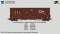 Aurora Miniatures 603035 - N Scale Gunderson 6276cf 50' Plate F Boxcar - GTW 407422