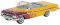 Oxford Diecast 87CI61004 - HO 1961 Chevy Impala Convertible - Assembled - Top Down (yellow, purpl...