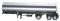 Herpa Models 5351 Ho Scale Trailer Only -- 2-Axle Elliptical Tanker w/Lift Axle