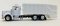 Herpa Models 6610 HO Scale Peterbilt 367 Garbage Truck - Assembled -- White