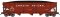 Bluford Shops 74031- N 70-Ton Offset-Side 3-Bay Covered Hopper - Canadian National #324736 (Boxca...
