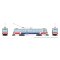 Rapido 702022 - HO CLRV (DC/Silent): Philadelphia Fictional Scheme (Red/Blue/White): #36 City hal...